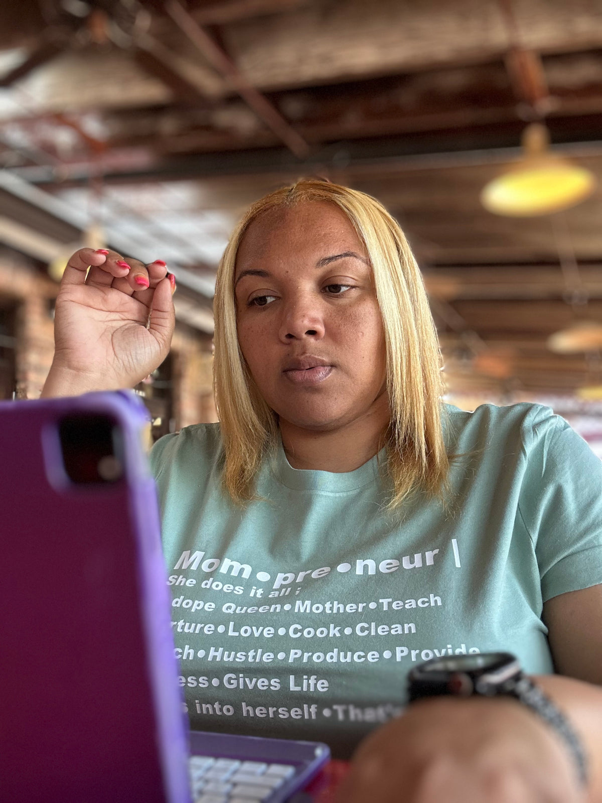 Mompreneur Definition Tee