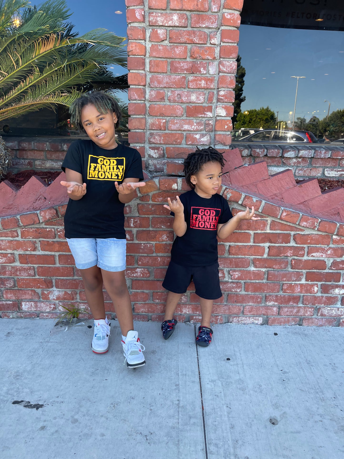 God Family Money Youth Tee